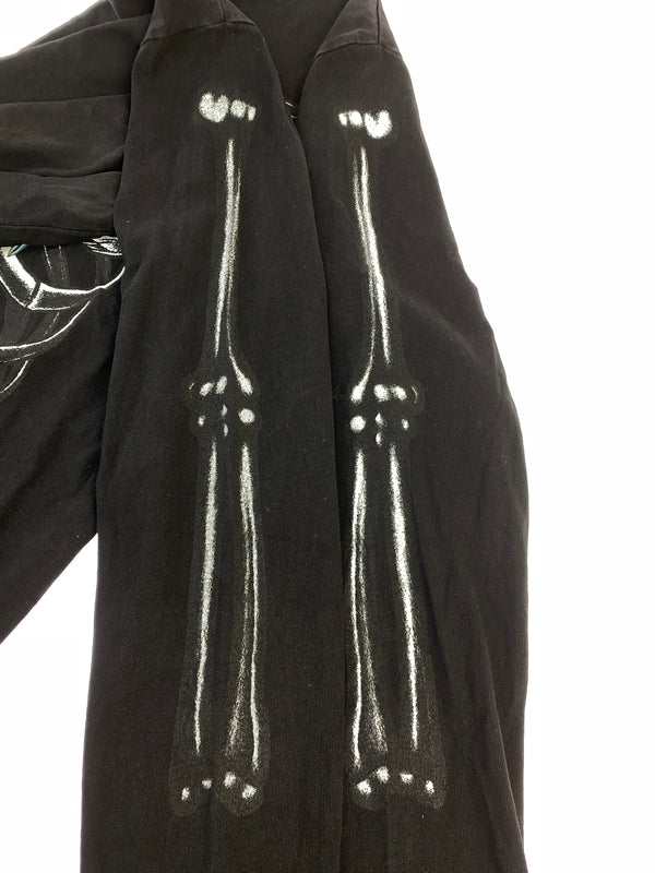 【中古品】【メンズ】 SUBCIETY サブサエティ SKELTON L/S TEE 155－44028 スケルトン ロングスリーブ Tシャツ メンズ 長袖 トップス 骸骨 142-260904-em-37-min サイズ：S カラー：ブラック 万代Net店