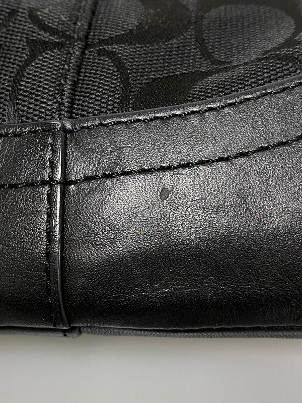 【中古品】【レディース】 COACH コーチ SHOULDER BAG F17169 ショルダー バッグ ワンショルダー カバン 鞄 180-260830-em-13-min カラー：ブラック 万代Net店