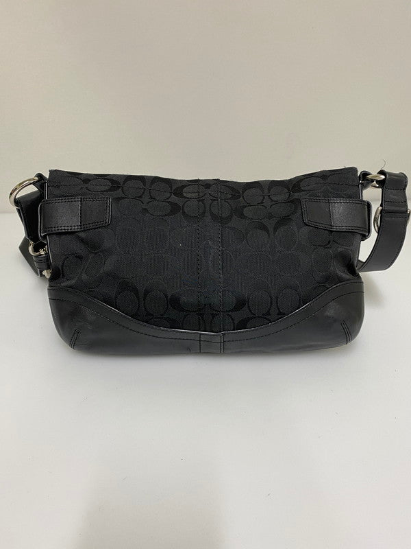 【中古品】【レディース】 COACH コーチ SHOULDER BAG F17169 ショルダー バッグ ワンショルダー カバン 鞄 180-260830-em-13-min カラー：ブラック 万代Net店