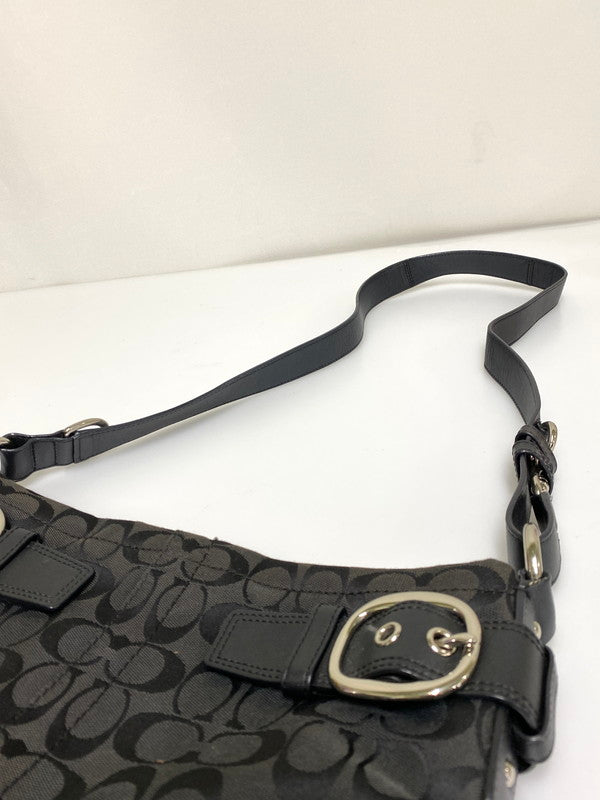【中古品】【レディース】 COACH コーチ SHOULDER BAG F17169 ショルダー バッグ ワンショルダー カバン 鞄 180-260830-em-13-min カラー：ブラック 万代Net店