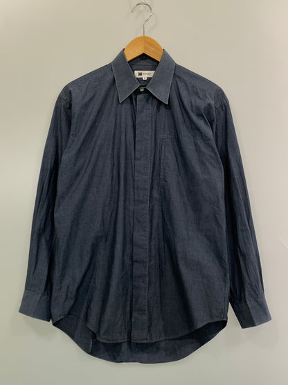 【中古品】【メンズ】 IM PRODUCT アイムプロダクト ISSEI MIYAKE LSシャツ イッセイミヤケ ロングスリーブ 長袖 141-260903-hu-23-min サイズ：S カラー：ネイビー系 万代Net店