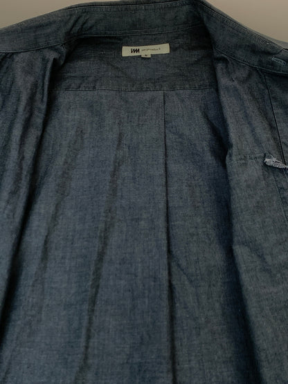 【中古品】【メンズ】 IM PRODUCT アイムプロダクト ISSEI MIYAKE LSシャツ イッセイミヤケ ロングスリーブ 長袖 141-260903-hu-23-min サイズ：S カラー：ネイビー系 万代Net店