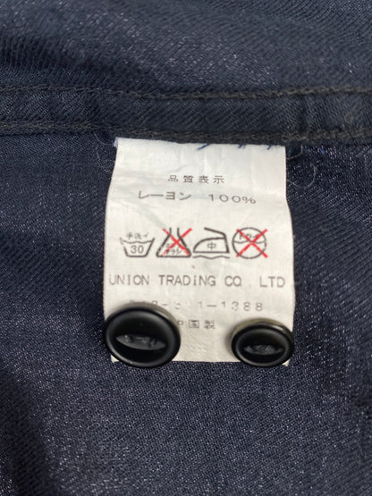 【中古品】【メンズ】 HOUSTON ヒューストン スーベニア レーヨンシャツ 半袖 シャツ ショートスリーブ 145-260830-hu-55-min サイズ：M カラー：ブラック 万代Net店