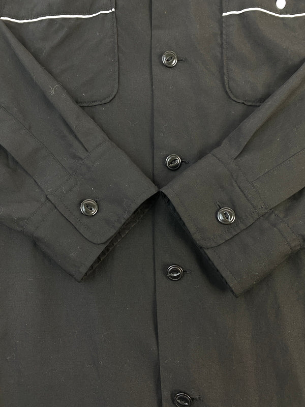 【中古品】【メンズ】 SCHOTT ショット BOWLING SHIRT ボーリングシャツ 長袖シャツ トップス 145-260909-yn-36-min サイズ：M カラー：ブラック 万代Net店