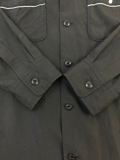 【中古品】【メンズ】 SCHOTT ショット BOWLING SHIRT ボーリングシャツ 長袖シャツ トップス 145-260909-yn-36-min サイズ：M カラー：ブラック 万代Net店