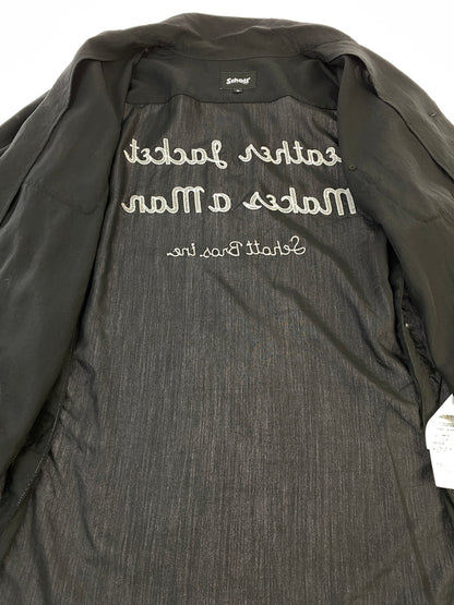 【中古品】【メンズ】 SCHOTT ショット BOWLING SHIRT ボーリングシャツ 長袖シャツ トップス 145-260909-yn-36-min サイズ：M カラー：ブラック 万代Net店