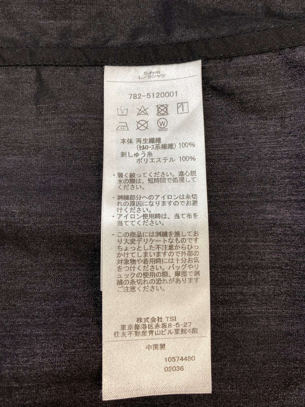 【中古品】【メンズ】 SCHOTT ショット BOWLING SHIRT ボーリングシャツ 長袖シャツ トップス 145-260909-yn-36-min サイズ：M カラー：ブラック 万代Net店