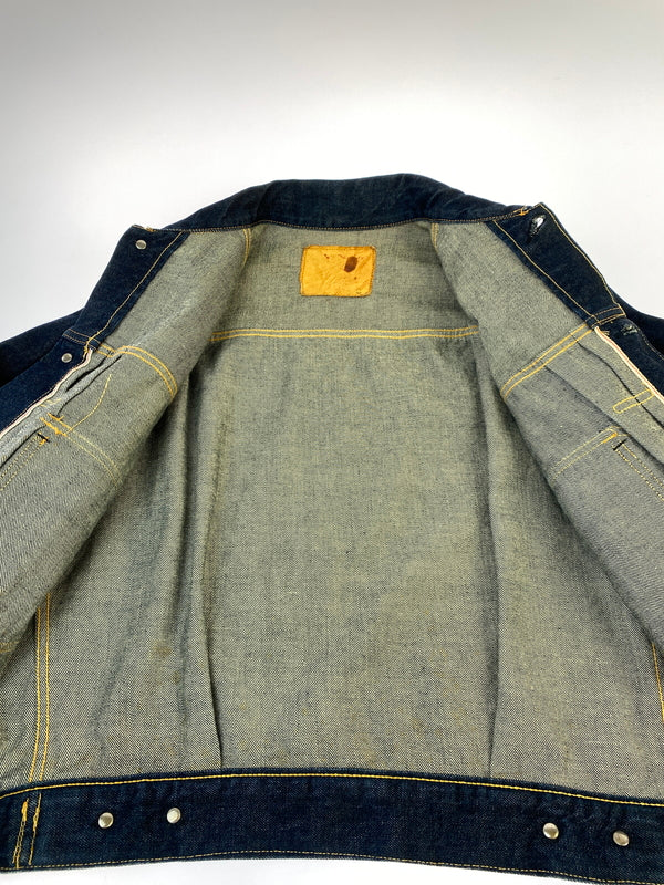【中古品】【メンズ】 SEWING CHOP O'ALLS ソーイング チョップ オールズ 2ND DENIM JACKET デニムジャケット ライトアウター 145-260909-yn-37-min サイズ：36 カラー：インディゴ 万代Net店