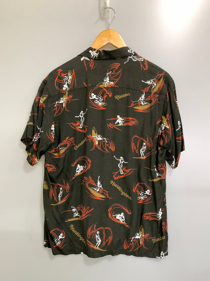 【中古美品】【メンズ】 STANDARD CALIFORNIA スタンダードカリフォルニア SD SURFER HAWAIIAN SHIRT サーファー ハワイアン シャツ 半袖シャツ アロハシャツ メンズ トップス 140-260901-em-15-min サイズ：M カラー：ブラウン系 万代Net店