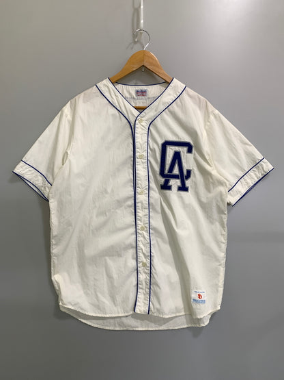 【中古品】【メンズ】 STANDARD CALIFORNIA スタンダードカリフォルニア SD BASEBALL SHIRT ベースボール シャツ 半袖シャツ メンズ トップス ユニホーム風 140-260901-em-16-min サイズ：M カラー：ホワイト/ブルー 万代Net店