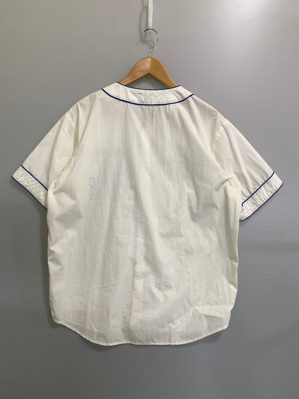 【中古品】【メンズ】 STANDARD CALIFORNIA スタンダードカリフォルニア SD BASEBALL SHIRT ベースボール シャツ 半袖シャツ メンズ トップス ユニホーム風 140-260901-em-16-min サイズ：M カラー：ホワイト/ブルー 万代Net店