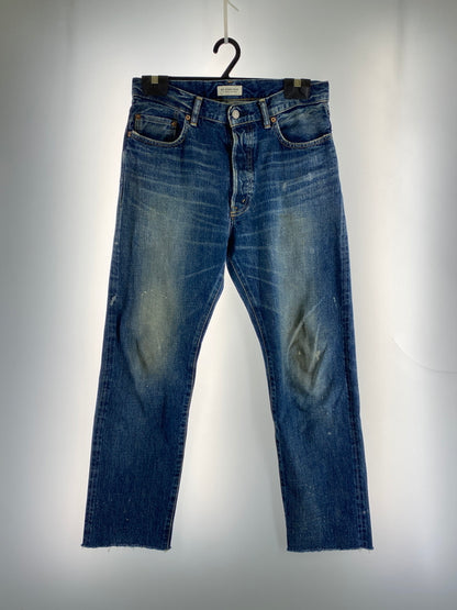 【現状渡し品】【メンズ】 RON HERMAN ロンハーマン WWⅡ RAW DENIM STRAIGHT PANTS 32220600042 ロー デニム ストレート パンツ メンズ ボトムス ジーンズ ジーパン 151-260901-em-25-min サイズ：31 カラー：インディゴ 万代Net店