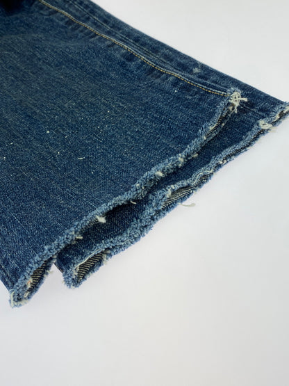 【現状渡し品】【メンズ】 RON HERMAN ロンハーマン WWⅡ RAW DENIM STRAIGHT PANTS 32220600042 ロー デニム ストレート パンツ メンズ ボトムス ジーンズ ジーパン 151-260901-em-25-min サイズ：31 カラー：インディゴ 万代Net店