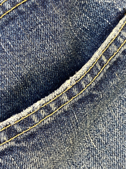 【現状渡し品】【メンズ】 RON HERMAN ロンハーマン WWⅡ RAW DENIM STRAIGHT PANTS 32220600042 ロー デニム ストレート パンツ メンズ ボトムス ジーンズ ジーパン 151-260901-em-25-min サイズ：31 カラー：インディゴ 万代Net店