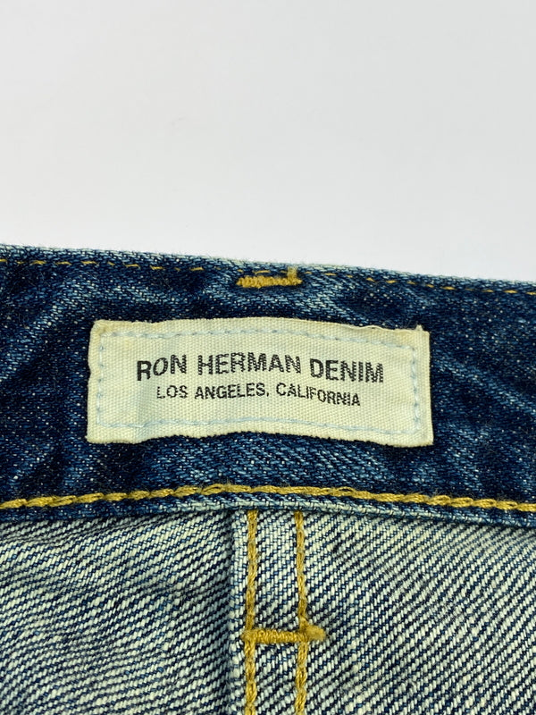 【現状渡し品】【メンズ】 RON HERMAN ロンハーマン WWⅡ RAW DENIM STRAIGHT PANTS 32220600042 ロー デニム ストレート パンツ メンズ ボトムス ジーンズ ジーパン 151-260901-em-25-min サイズ：31 カラー：インディゴ 万代Net店