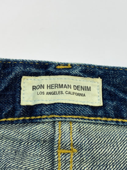 【現状渡し品】【メンズ】 RON HERMAN ロンハーマン WWⅡ RAW DENIM STRAIGHT PANTS 32220600042 ロー デニム ストレート パンツ メンズ ボトムス ジーンズ ジーパン 151-260901-em-25-min サイズ：31 カラー：インディゴ 万代Net店