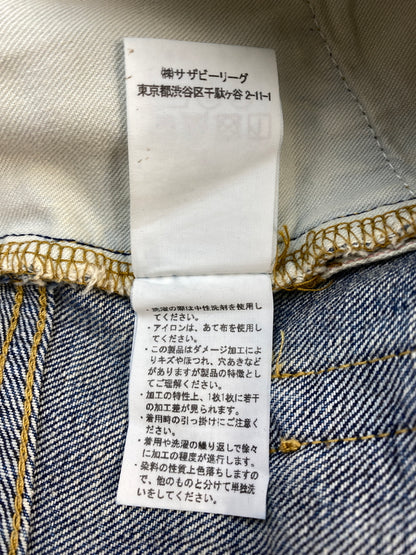 【現状渡し品】【メンズ】 RON HERMAN ロンハーマン WWⅡ RAW DENIM STRAIGHT PANTS 32220600042 ロー デニム ストレート パンツ メンズ ボトムス ジーンズ ジーパン 151-260901-em-25-min サイズ：31 カラー：インディゴ 万代Net店