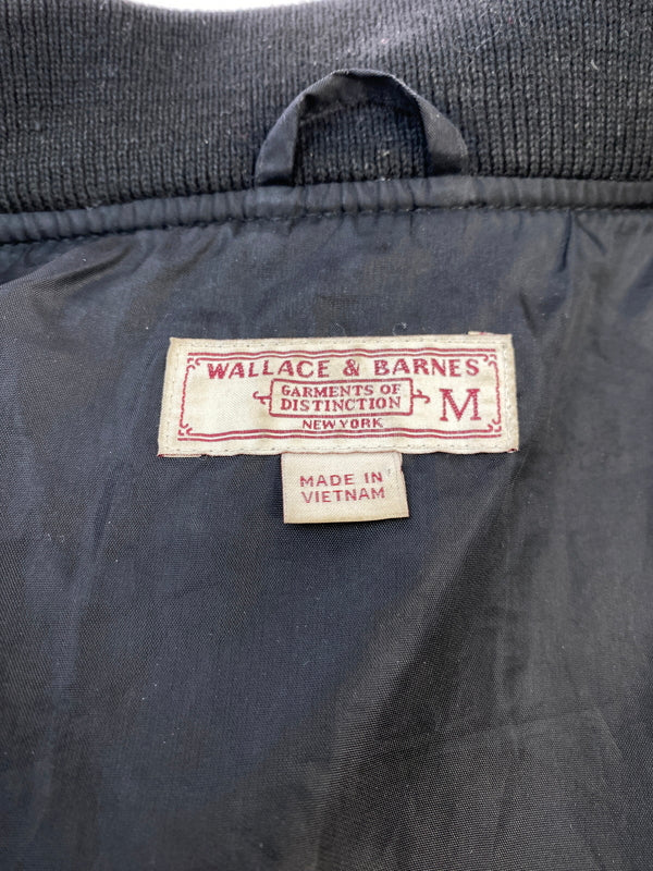 【中古品】【メンズ】 WALLACE&BARNES ウォレス・アンド・バーンズ ボンバージャケット MA-1 ナイロンジャケット 146-260910-ta-07-min サイズ：M カラー：ブラック 万代Net店