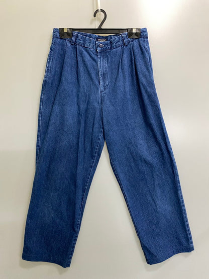 【中古品】【メンズ】 DOCKERS ドッカーズ ツータック デニム メンズ デニム パンツ ボトムス ジーパン ジーンズ 157-260904-em-29-min サイズ：W33×L32 カラー：インディゴ 万代Net店