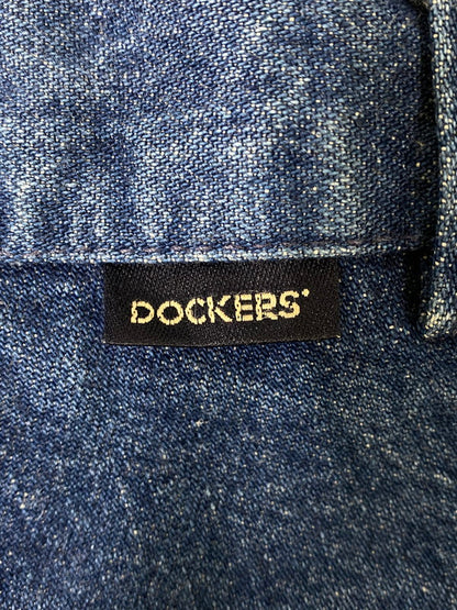 【中古品】【メンズ】 DOCKERS ドッカーズ ツータック デニム メンズ デニム パンツ ボトムス ジーパン ジーンズ 157-260904-em-29-min サイズ：W33×L32 カラー：インディゴ 万代Net店