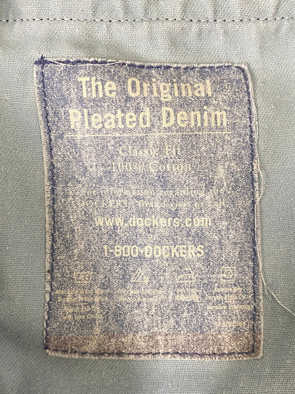 【中古品】【メンズ】 DOCKERS ドッカーズ ツータック デニム メンズ デニム パンツ ボトムス ジーパン ジーンズ 157-260904-em-29-min サイズ：W33×L32 カラー：インディゴ 万代Net店