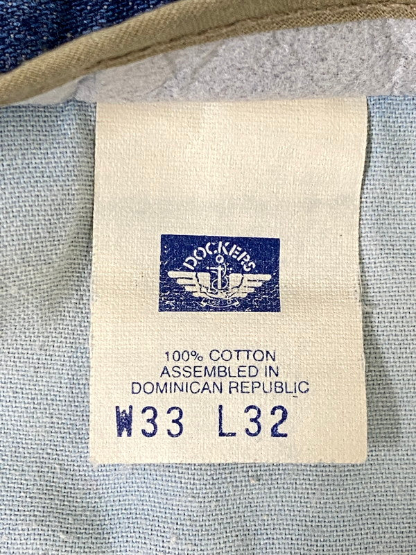 【中古品】【メンズ】 DOCKERS ドッカーズ ツータック デニム メンズ デニム パンツ ボトムス ジーパン ジーンズ 157-260904-em-29-min サイズ：W33×L32 カラー：インディゴ 万代Net店