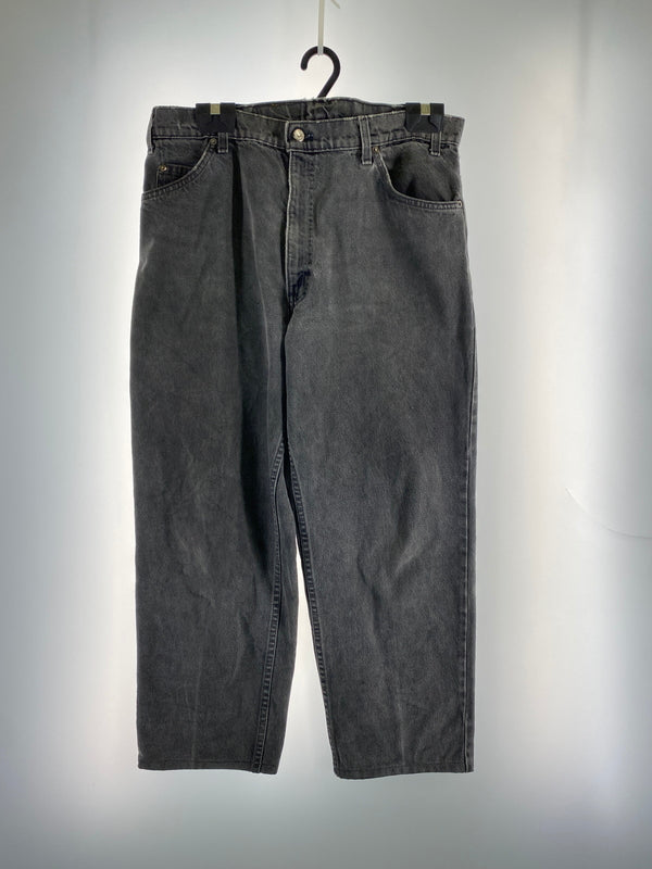 【中古品】【メンズ】 LEVI'S リーバイス 550 BLACK DENIM PANTS 90'S 黒タブ 550 ブラック デニムパンツ メンズ ボトムス ジーパン ジーンズ 90年代 ヴィンテージ 157-260901-em-27-min カラー：ブラックインディゴ 万代Net店