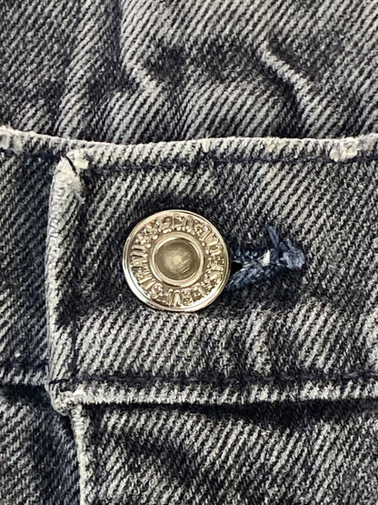 【中古品】【メンズ】 LEVI'S リーバイス 550 BLACK DENIM PANTS 90'S 黒タブ 550 ブラック デニムパンツ メンズ ボトムス ジーパン ジーンズ 90年代 ヴィンテージ 157-260901-em-27-min カラー：ブラックインディゴ 万代Net店