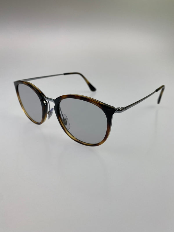 【中古品】【メンズ/レディース】 RAY-BAN レイバン メガネ RB7140 アクセサリー ファッション アイテム 度なし 49□20-150 203-260830-em-52-min カラー：ポリッシュ ハバナ 万代Net店