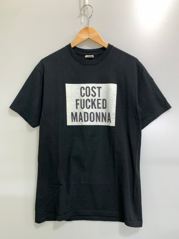 【中古品】【メンズ】 SUPREME シュプリーム COST FUCKED MADONNA TEE コスト ファックド マドンナ 半袖 Tシャツ ショートスリーブ メンズ トップス 149-260901-em-13-min サイズ：M カラー：ブラック 万代Net店
