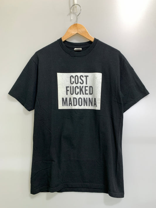 【中古品】【メンズ】 SUPREME シュプリーム COST FUCKED MADONNA TEE コスト ファックド マドンナ 半袖 Tシャツ ショートスリーブ メンズ トップス 149-260901-em-13-min サイズ：M カラー：ブラック 万代Net店