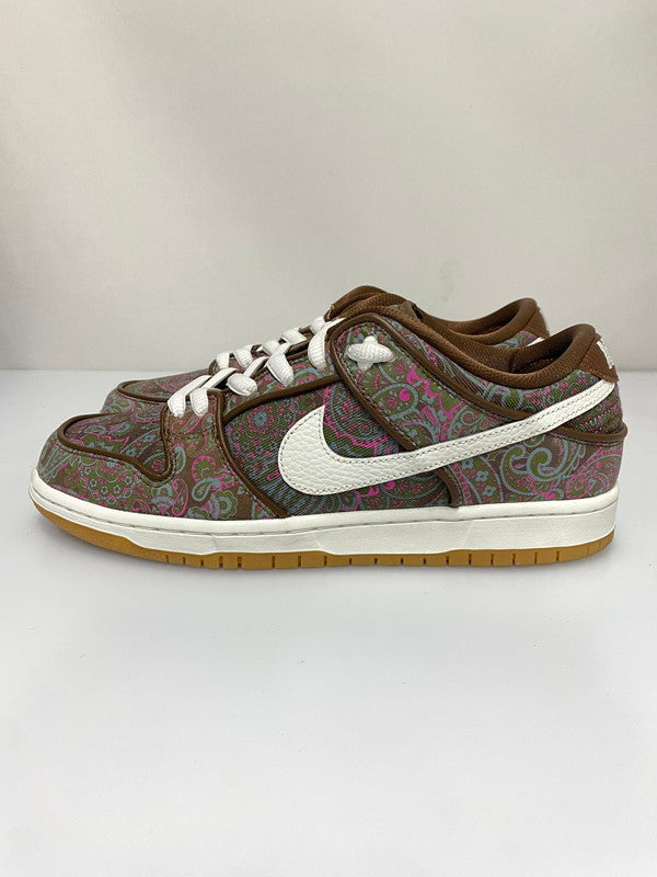 【中古品】【メンズ】 NIKE ナイキ SB DUNK LOW PRM BROWN PAISLEY DH7534-200 SB ダンク ロー プレミアム ブラウンペイズリー スニーカー メンズ シューズ 靴 160-260830-em-19-min サイズ：27.5cm カラー：ブラウン系 万代Net店
