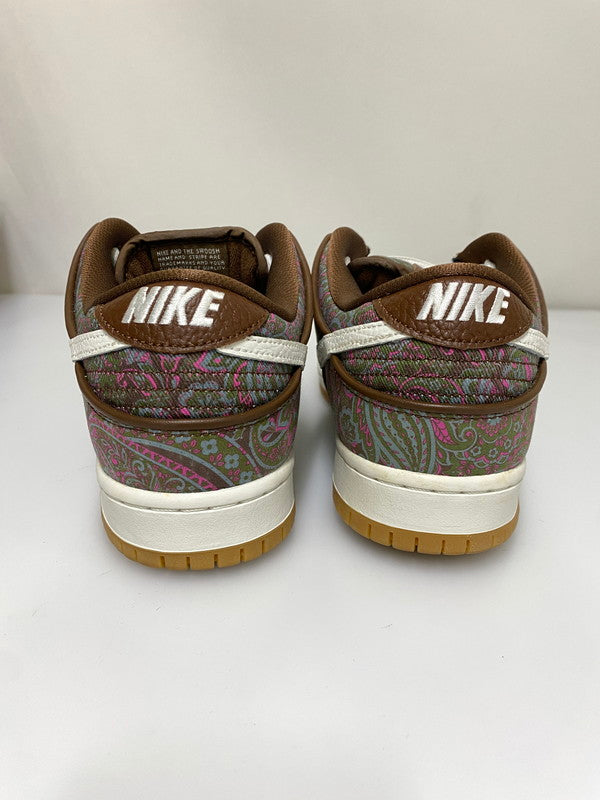 【中古品】【メンズ】 NIKE ナイキ SB DUNK LOW PRM BROWN PAISLEY DH7534-200 SB ダンク ロー プレミアム ブラウンペイズリー スニーカー メンズ シューズ 靴 160-260830-em-19-min サイズ：27.5cm カラー：ブラウン系 万代Net店