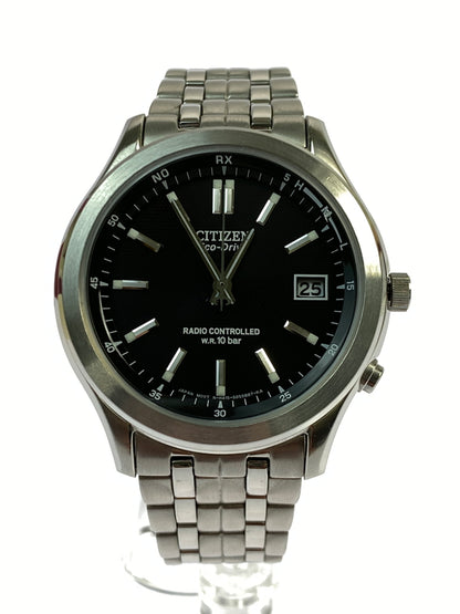 【中古品】【メンズ】 CITIZEN シチズン アナログ クオーツ腕時計 FRD59-2391 H415-S033004 ECO-DRIVE メンズ ウォッチ ソーラー電場腕時計 197-260830-em-49-min カラー：シルバー/ブラック 万代Net店