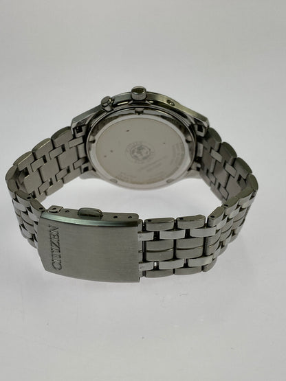 【中古品】【メンズ】 CITIZEN シチズン アナログ クオーツ腕時計 FRD59-2391 H415-S033004 ECO-DRIVE メンズ ウォッチ ソーラー電場腕時計 197-260830-em-49-min カラー：シルバー/ブラック 万代Net店