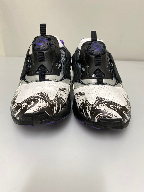 【中古品】【メンズ】 PUMA プーマ DISC BLAZE ATMOS 394416-01 アトモス別注 プーマ ディスクブレイズ 墨流し スニーカー メンズ シューズ 靴 163-260830-em-18-min サイズ：27.0cm カラー：ブラック/ホワイト/パープル 万代Net店