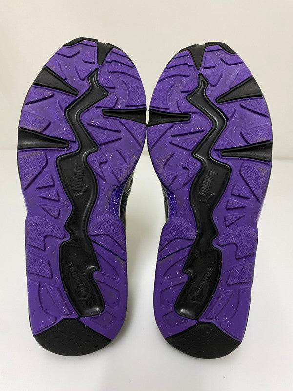【中古品】【メンズ】 PUMA プーマ DISC BLAZE ATMOS 394416-01 アトモス別注 プーマ ディスクブレイズ 墨流し スニーカー メンズ シューズ 靴 163-260830-em-18-min サイズ：27.0cm カラー：ブラック/ホワイト/パープル 万代Net店