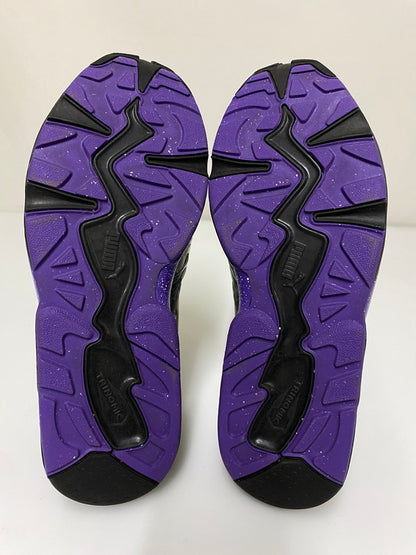 【中古品】【メンズ】 PUMA プーマ DISC BLAZE ATMOS 394416-01 アトモス別注 プーマ ディスクブレイズ 墨流し スニーカー メンズ シューズ 靴 163-260830-em-18-min サイズ：27.0cm カラー：ブラック/ホワイト/パープル 万代Net店