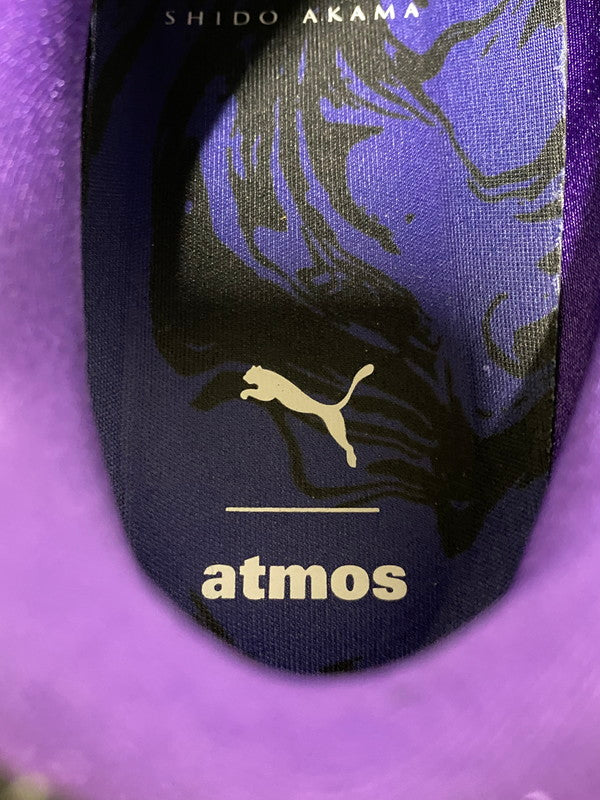 【中古品】【メンズ】 PUMA プーマ DISC BLAZE ATMOS 394416-01 アトモス別注 プーマ ディスクブレイズ 墨流し スニーカー メンズ シューズ 靴 163-260830-em-18-min サイズ：27.0cm カラー：ブラック/ホワイト/パープル 万代Net店