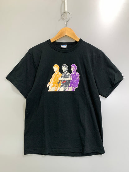 【中古品】【メンズ/レディース】 SAPEUR サプール MASATOSHI.H 浜田 雅功 SS PRINT TEE ショートスリーブ プリント ティー Tシャツ 半袖 142-260829-hu-16-min サイズ：YOUTH-L カラー：ブラック 万代Net店