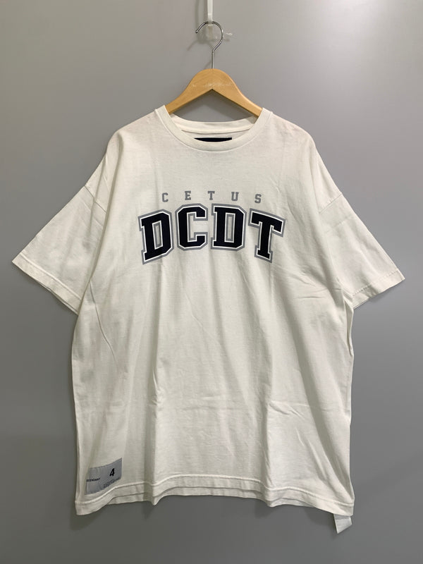 【中古品】【メンズ】 DESCENDANT ディセンダント CETUS シータス SS TEE 半袖 Tシャツ ティー ショートスリーブ 142-260829-hu-15-min サイズ：4 カラー：ホワイト 万代Net店