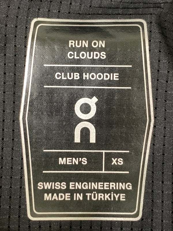 【中古品】【メンズ】 ON オン CLUB HOODIE クラブ フーディー メンズ トップス パーカー 148-260908-KS-17-min サイズ：XS カラー：ブラック 万代Net店