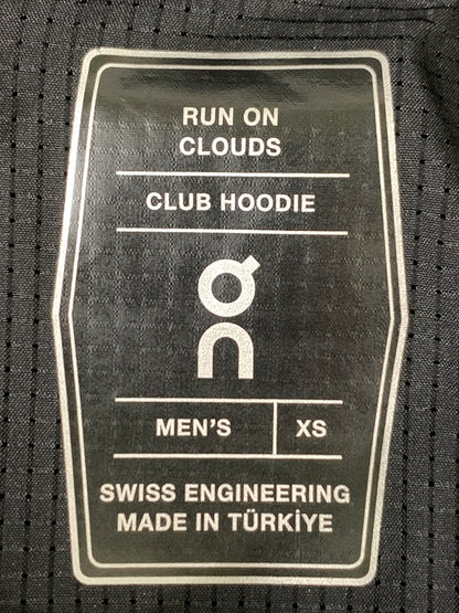 【中古品】【メンズ】 ON オン CLUB HOODIE クラブ フーディー メンズ トップス パーカー 148-260908-KS-17-min サイズ：XS カラー：ブラック 万代Net店
