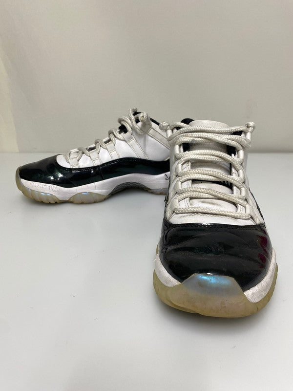 【中古品】【メンズ】 NIKE ナイキ AIR JORDAN 11 LOW 528895-145 エアジョーダン11 レトロ ロー イリディセント スニーカー メンズ シューズ 靴 160-260830-em-20-min サイズ：27.0cm カラー：ホワイト/ブラック 万代Net店