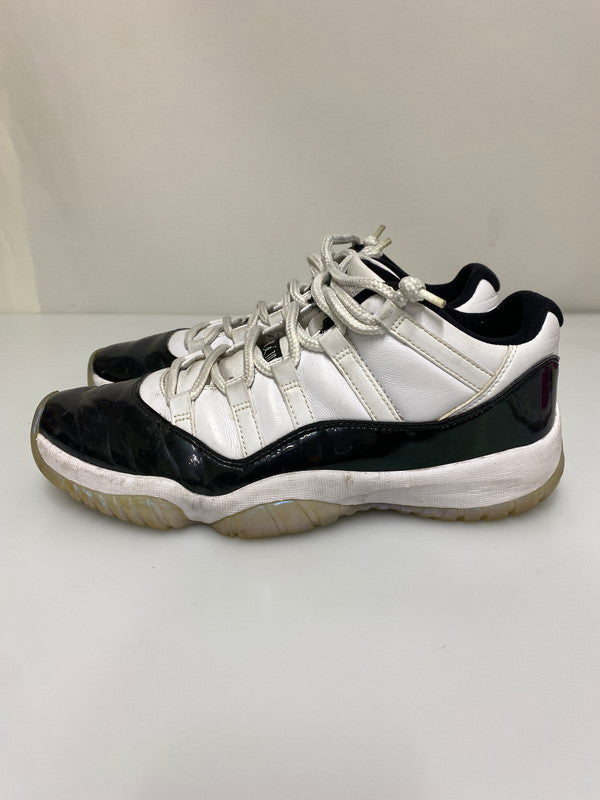 【中古品】【メンズ】 NIKE ナイキ AIR JORDAN 11 LOW 528895-145 エアジョーダン11 レトロ ロー イリディセント スニーカー メンズ シューズ 靴 160-260830-em-20-min サイズ：27.0cm カラー：ホワイト/ブラック 万代Net店