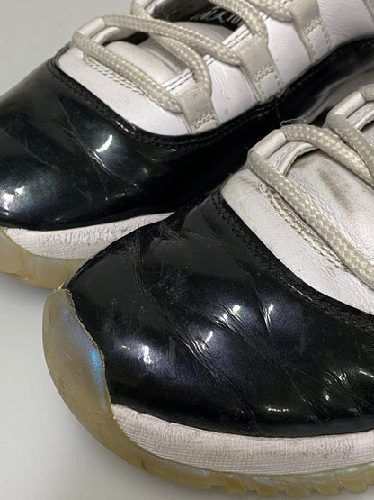 【中古品】【メンズ】 NIKE ナイキ AIR JORDAN 11 LOW 528895-145 エアジョーダン11 レトロ ロー イリディセント スニーカー メンズ シューズ 靴 160-260830-em-20-min サイズ：27.0cm カラー：ホワイト/ブラック 万代Net店