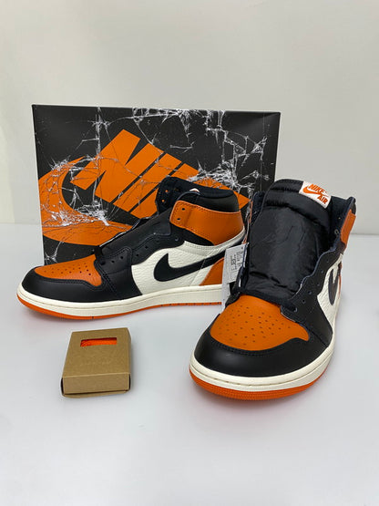 【中古美品】【メンズ】 NIKE ナイキ AIR JORDAN 1 RETRO HIGH OG DZ5485-008 エアジョーダン1 レトロ ハイ OG シャッタードバックボード (2025) スニーカー メンズ シューズ 靴 160-260830-em-23-min サイズ：27.5cm カラー：BLACK/BLACK-SAIL STARFISH 万代Net店