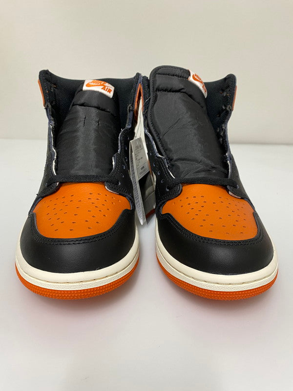 【中古美品】【メンズ】 NIKE ナイキ AIR JORDAN 1 RETRO HIGH OG DZ5485-008 エアジョーダン1 レトロ ハイ OG シャッタードバックボード (2025) スニーカー メンズ シューズ 靴 160-260830-em-23-min サイズ：27.5cm カラー：BLACK/BLACK-SAIL STARFISH 万代Net店