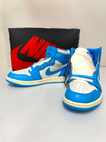 【中古美品】【メンズ】 NIKE ナイキ AIR JORDAN 1 RETRO HIGH OG UNC REIMAGINED DZ5485-402 エアジョーダン1 レトロ ハイ OG UNC リイマジンド スニーカー メンズ シューズ 靴 160-260830-em-21-min サイズ：27.5cm カラー：ダークパウダーブルー／セイル 万代Net店
