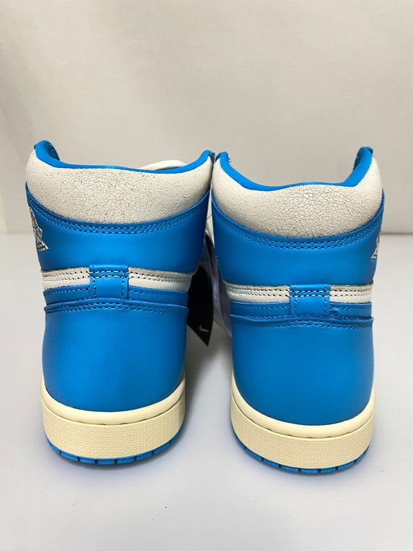 【中古美品】【メンズ】 NIKE ナイキ AIR JORDAN 1 RETRO HIGH OG UNC REIMAGINED DZ5485-402 エアジョーダン1 レトロ ハイ OG UNC リイマジンド スニーカー メンズ シューズ 靴 160-260830-em-21-min サイズ：27.5cm カラー：ダークパウダーブルー／セイル 万代Net店